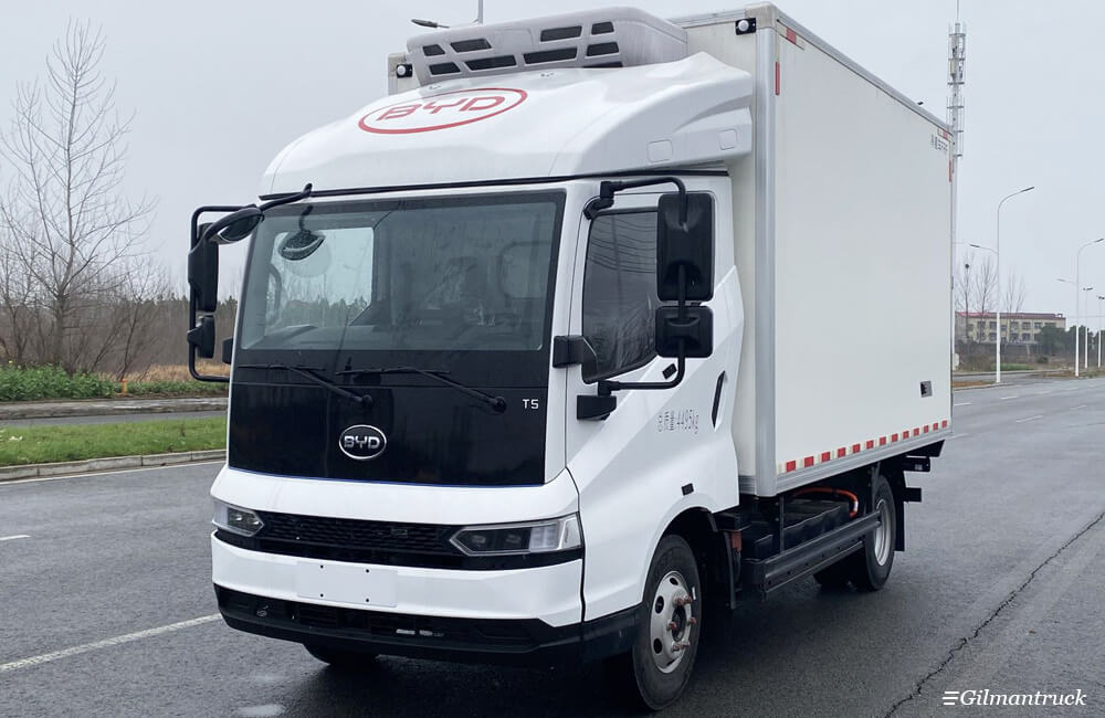 BYD T5EV all-electric refrigerated truck