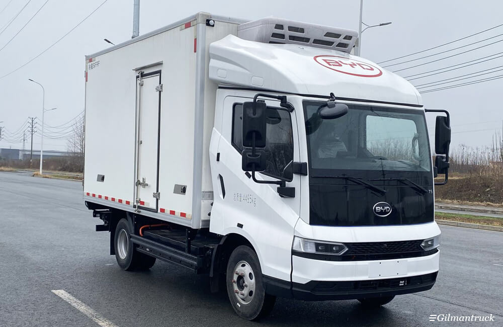 BYD T5EV all-electric refrigerated truck BYD T5EV all-electric refrigerated truck