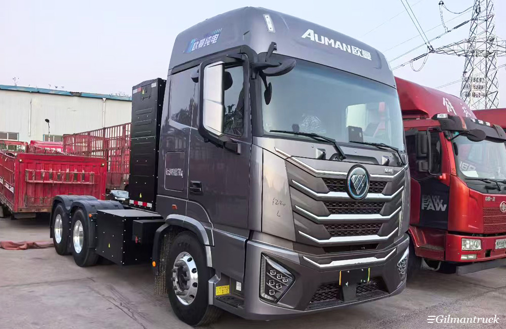 Электрический тягач Foton Auman 6x4 400,62 кВт·ч