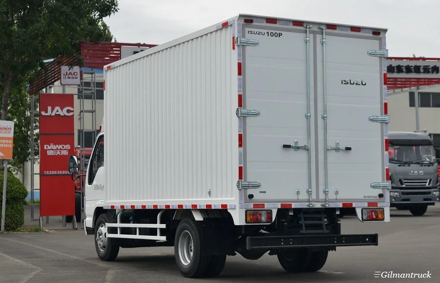 Qingling ISUZU ELF 100P Single-row cab cargo truck QL5070XXYBUHA