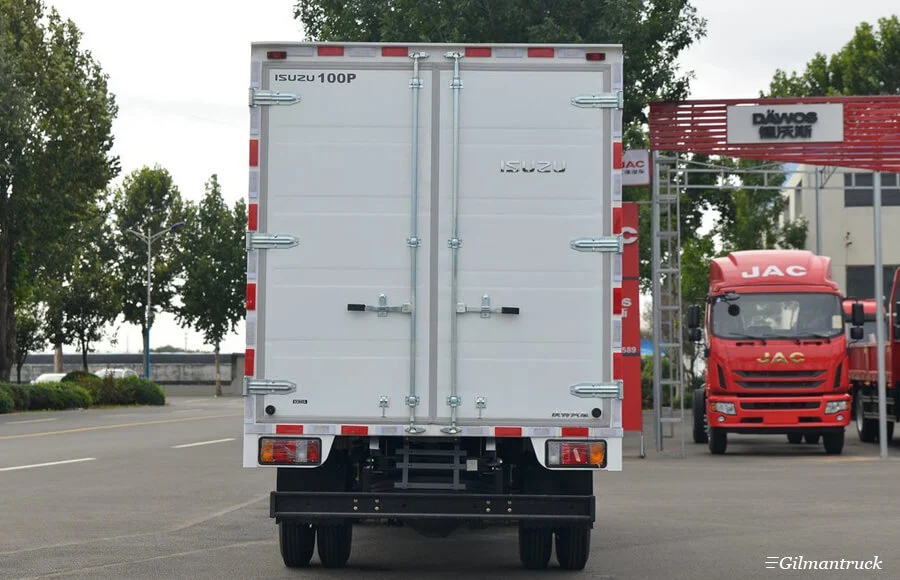 Qingling ISUZU ELF 100P Single-row cab cargo truck QL5070XXYBUHA