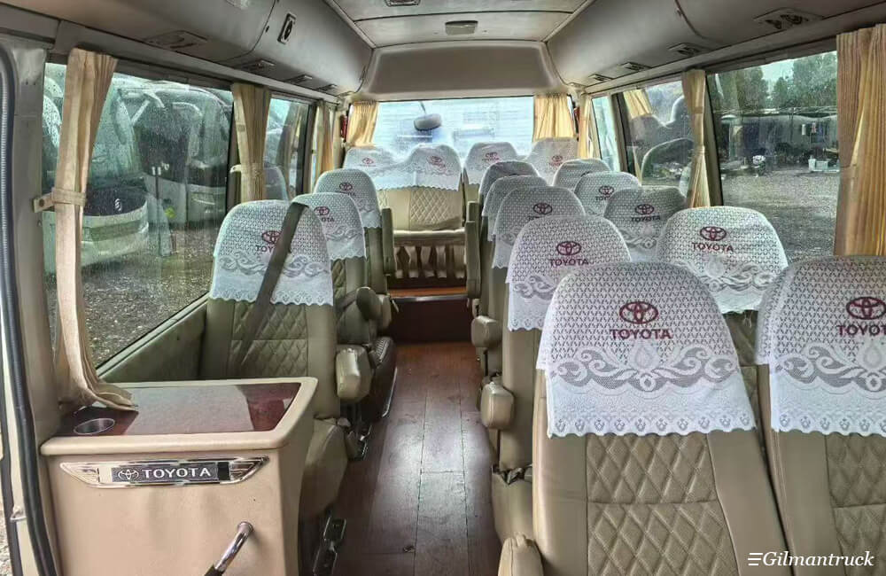 Used Toyota Coaster With 2TR Petrol Engine 20 Seats For Sale Used Toyota Coaster With 2TR Petrol Engine 20 Seats For Sale