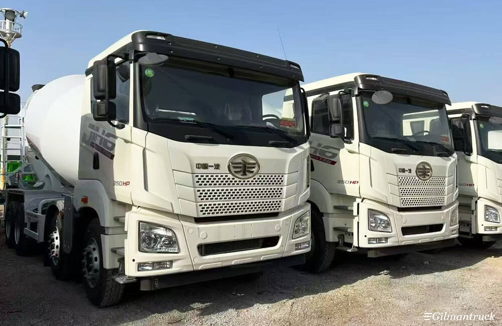 FAW JH6 8×4 12-wheel Mixer Truck