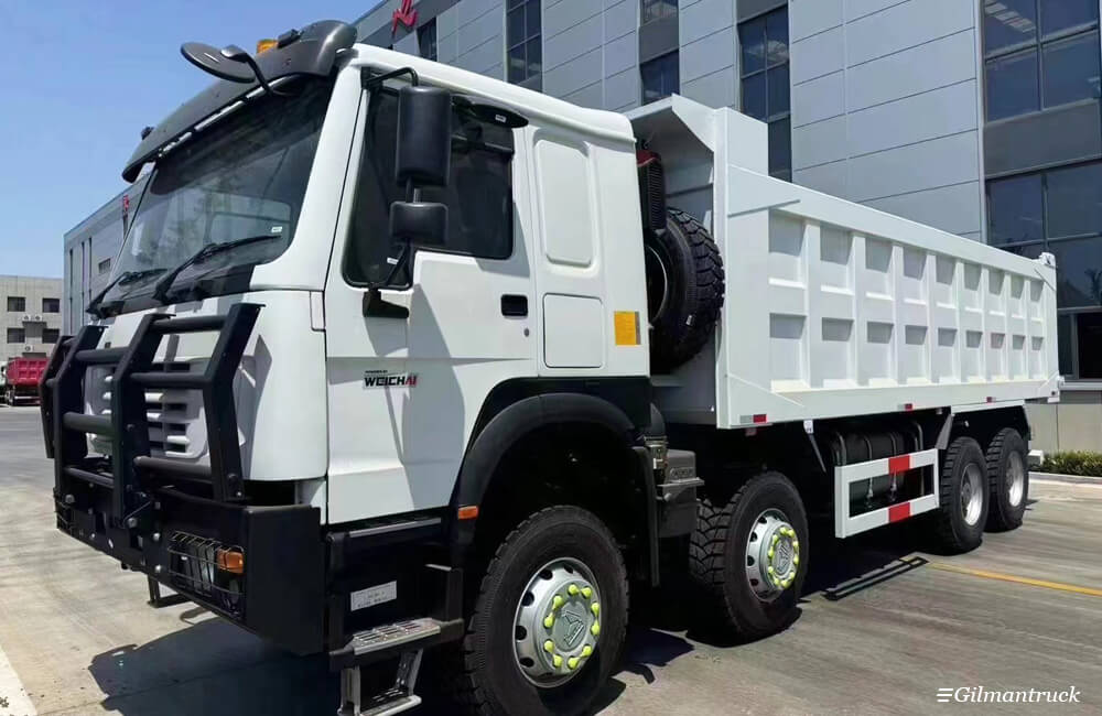 Howo 8x4 dump truck 12 wheels 40ton with Euro 2 ZZ3317V3567B1R
