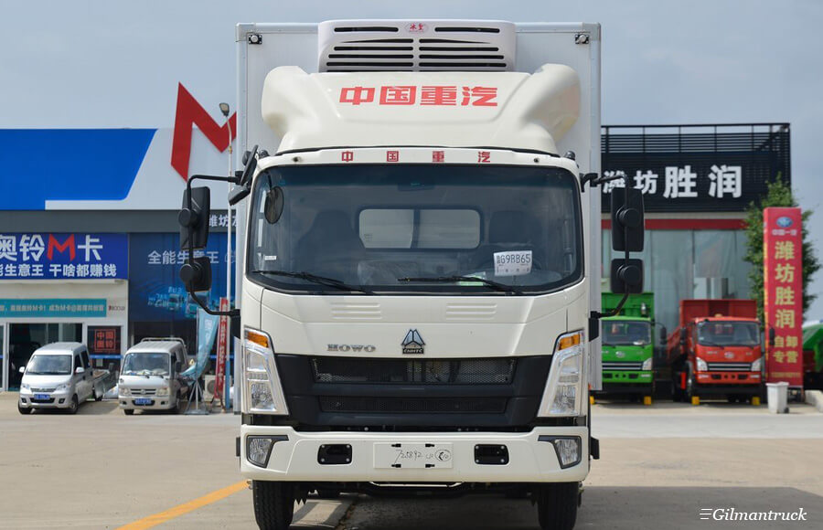 Howo refrigerated truck 5 tons 13ft 160hp 4x2