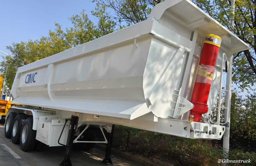Tri-axle (3 Axles)  35CBM Semi Tipper Dump Truck 40 Tons