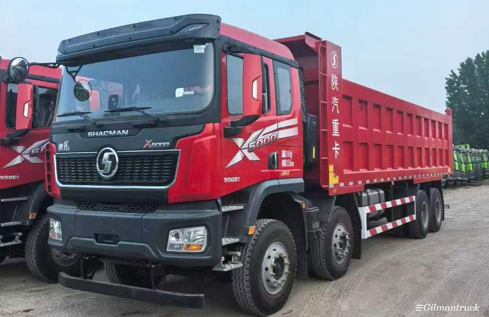 Brand New Shacman X5000 8x4 12 Wheels Dump Truck SX3319 550HP